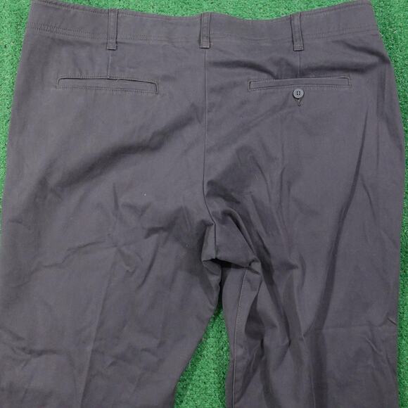 Lee Extreme Comfort MVP Pants Mens 42x32 Gray Straight Fit Stretch Performance - Picture 5 of 10